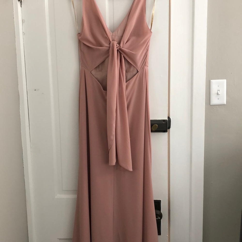 Jenny Yoo Delaney in Whipped Apricot - Picture 2 of 3